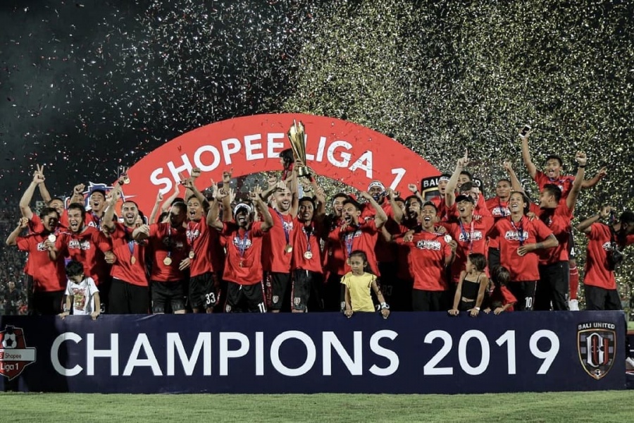 Bali United juara selebrasi